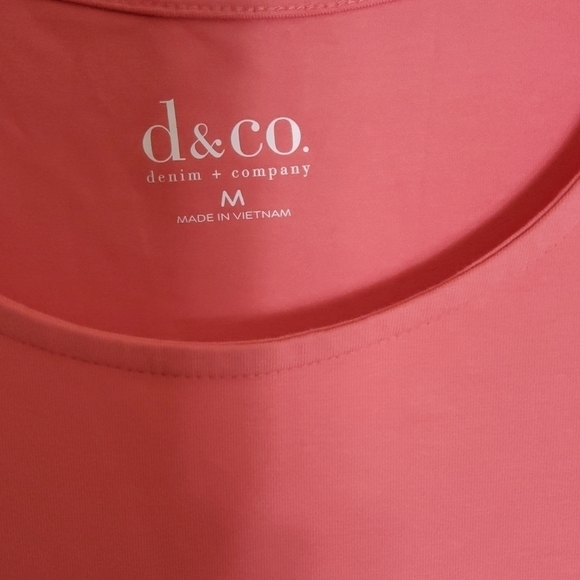 Denin & Co  Solid Jersey Sleeveless Dress Size m - Picture 2 of 4